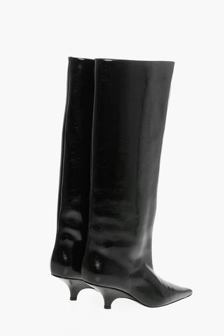 Patent Leather THE WEDGE HEEL Booties Heel 6cm