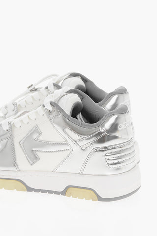 Two-Tone Leather OUT OF OFFICE Low Top Sneakers