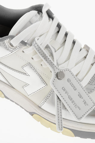 Two-Tone Leather OUT OF OFFICE Low Top Sneakers