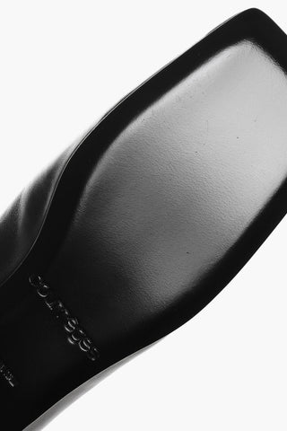 Ballerine in Pelle con Punta Squadrata