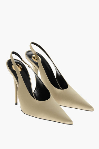 Satin L'ENTRACTE Slingback Pumps with Stiletto Heel 13cm