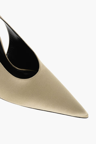 Satin L'ENTRACTE Slingback Pumps with Stiletto Heel 13cm