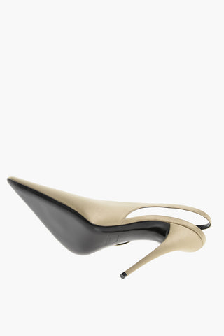 Satin L'ENTRACTE Slingback Pumps with Stiletto Heel 13cm