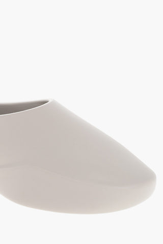 Solid Color Rubber EVA RUNNER Slides with Cut-Out Details