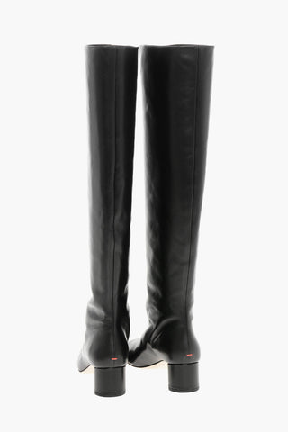 Leather WILLA Knee-High Boots Heel 5cm