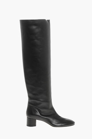 Leather WILLA Knee-High Boots Heel 5cm