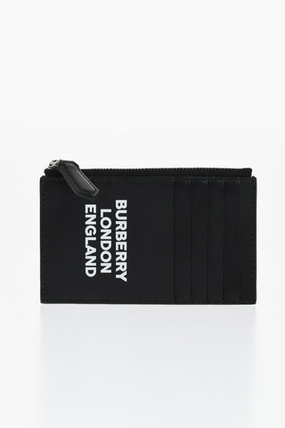 Leather LONDON Card Holder with Zip Closure