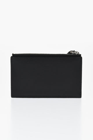 Leather LONDON Card Holder with Zip Closure