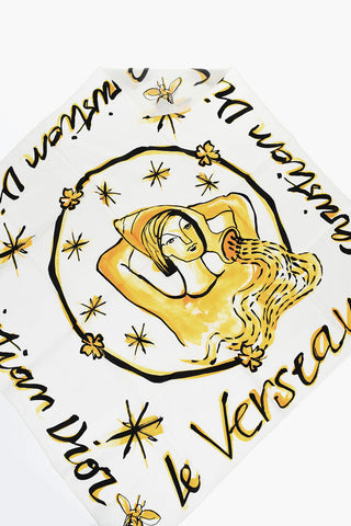 ZODIAC Printed Silk LE VERSEAU Foulard