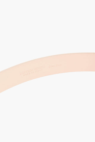 Cintura in Pelle TRINGLE con Fibba Dorata 25mm