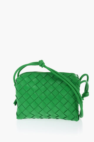 Borsa a Spalla in Pelle Intrecciata