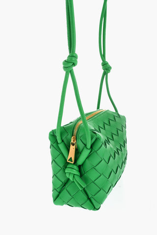 Borsa a Spalla in Pelle Intrecciata