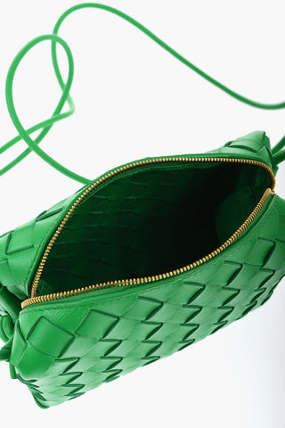 Borsa a Spalla in Pelle Intrecciata