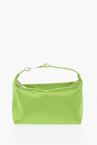 새틴 핸드백 MOON 카라비너 장식