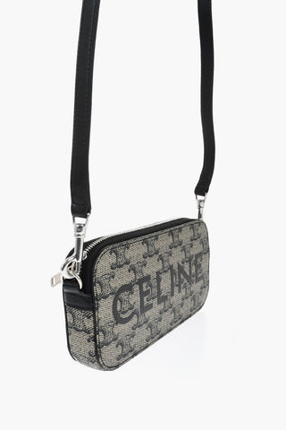 Pochette Porta Cellulare HORIZONTAL con Motivo Monogram