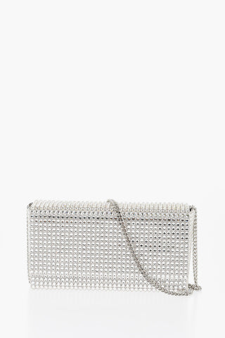 All-Over Rhinestoned SUPERAMINI PALOMA Pouch