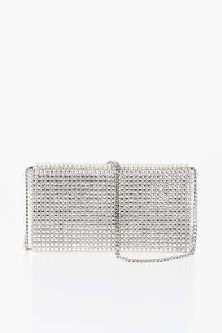 All-Over Rhinestoned SUPERAMINI PALOMA Pouch