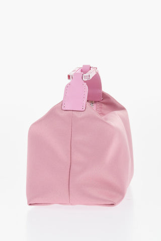 Borsa a Mano MOON in Satin con Moschettone