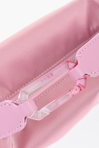 Borsa a Mano MOON in Satin con Moschettone