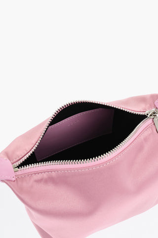 Borsa a Mano MOON in Satin con Moschettone