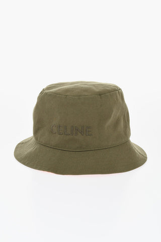 Cotton Bucket Hat with Embroidered Logo