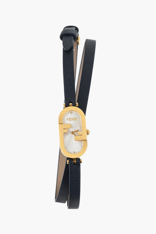 TIMEPIECES Steel O'LOCK Watch with 0.02 Carat Diamonds