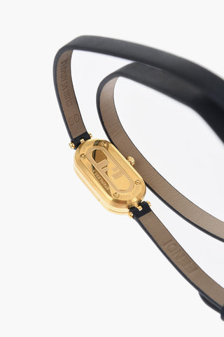 TIMEPIECES Steel O'LOCK Watch with 0.02 Carat Diamonds
