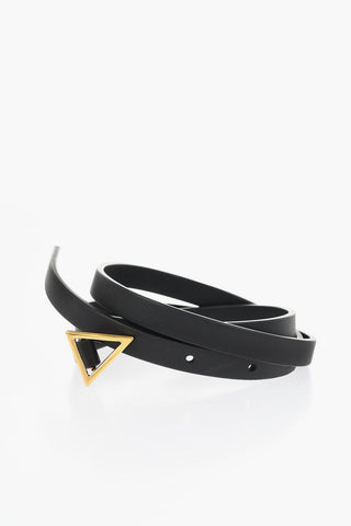 Cintura Slim TRIANGLE in Pelle 10mm