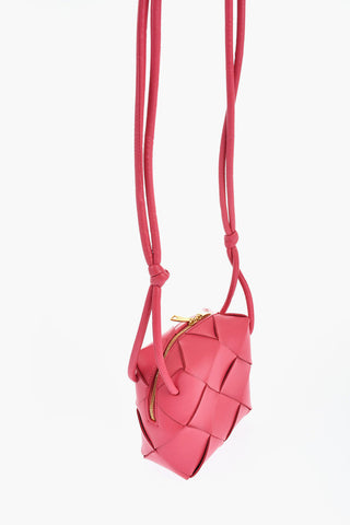 Woven Leather Shoulder Bag