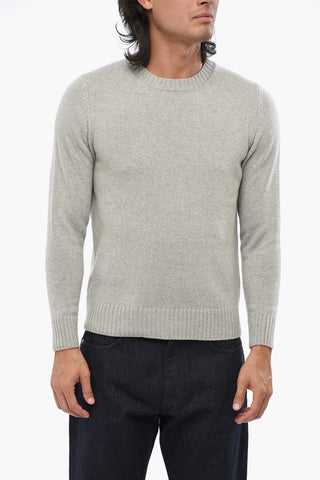Cashmere Turtleneck Sweater with Ribbed Edges