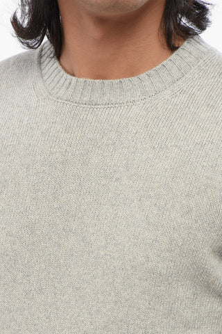 Cashmere Turtleneck Sweater with Ribbed Edges