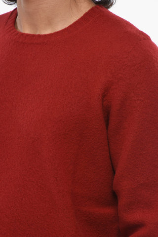 Maglia Girocollo in Lana a Tinta Unita