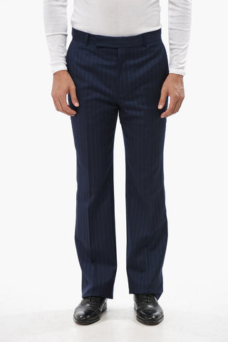 Nadelstreifenhose aus Wolle