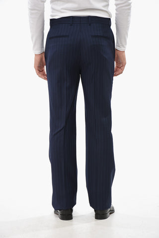 Nadelstreifenhose aus Wolle