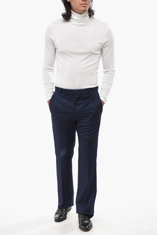 Nadelstreifenhose aus Wolle