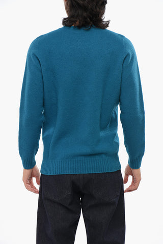 Solid Wool Crewneck Sweater