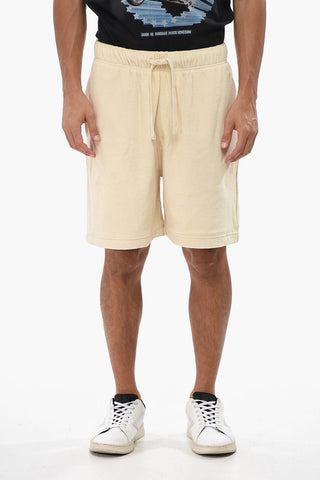 Shorts in Tinta Unita con Stampa Equestrian Knight