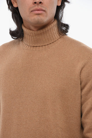 LUXURY Maglia in Puro Cashmere a Collo Alto