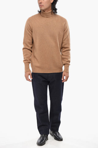 LUXURY Maglia in Puro Cashmere a Collo Alto