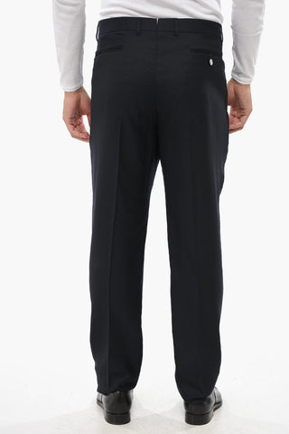 ICONS Cashmere and Silk Pants with Belt Loops