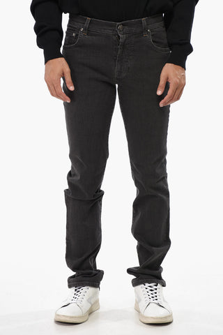 ID Jeans in Denim Stretch a Lavaggio Scuro 17cm