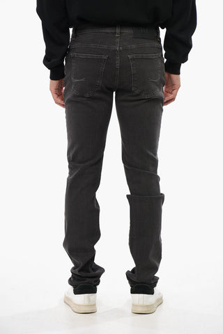 ID Jeans in Denim Stretch a Lavaggio Scuro 17cm