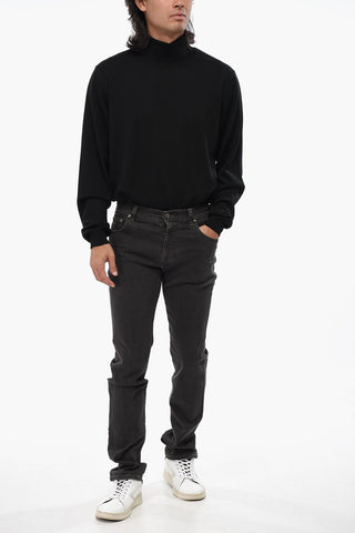 ID Jeans in Denim Stretch a Lavaggio Scuro 17cm