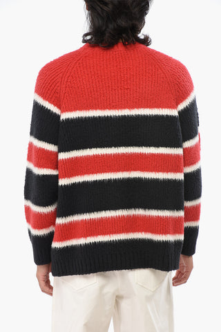 Maglia Girocollo in Misto Cotone a Righe
