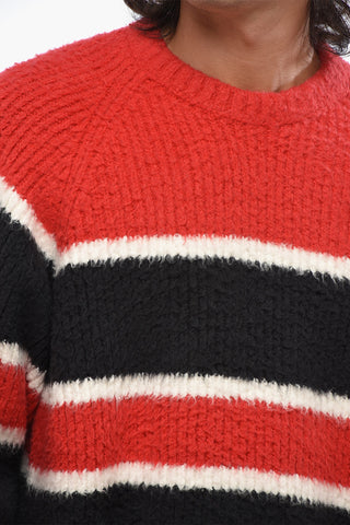 Maglia Girocollo in Misto Cotone a Righe