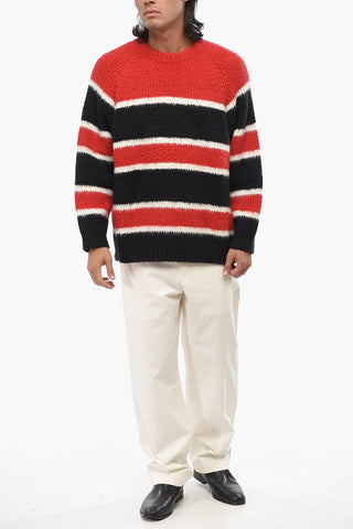 Maglia Girocollo in Misto Cotone a Righe