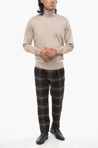 Cashmere and Silk Turtleneck Sweater