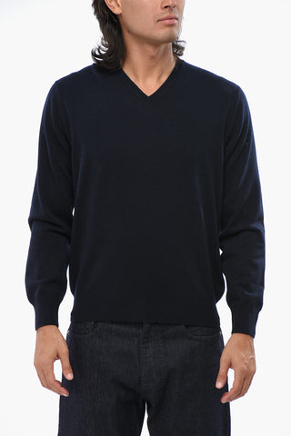 Maglia in Puro Cashmere con Scollo a V