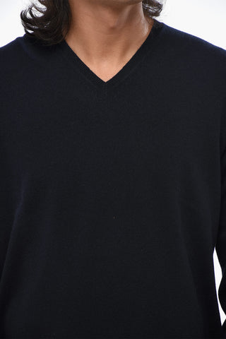 Maglia in Puro Cashmere con Scollo a V