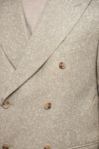 CC COLLECTION Virgin Wool-Blend Double-Breasted Blazer